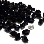 Acrylic Crystal Black Stone Ice Rocks Table Scatter Party Supply Decoration